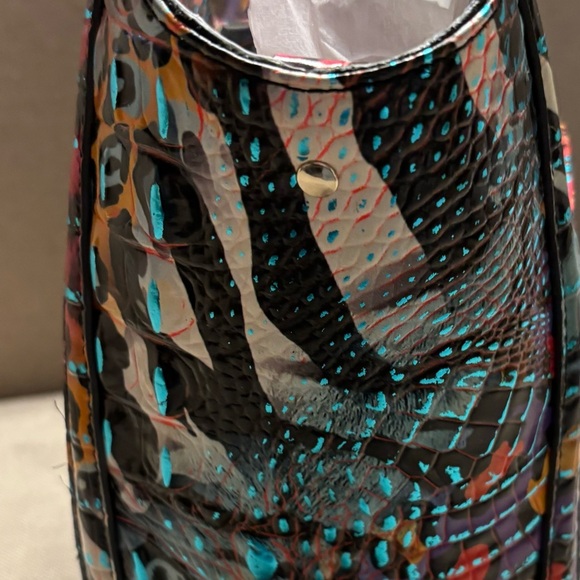 NWT Brahmin Small Carla Melbourne Leather Tote – Multicolor - Picture 11 of 13